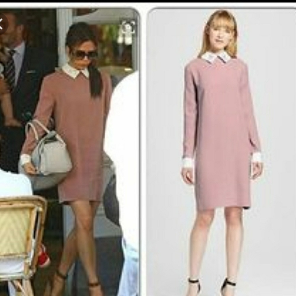 Blush Peter Pan Collar Bunny Dress